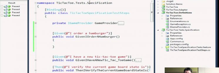 Acceptance Tests with SpecFlow