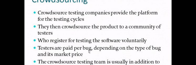 Emerging Trends in Software Testing 2012