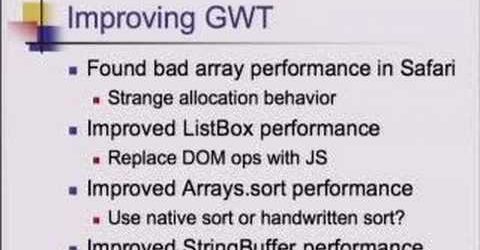 GWT – Unit Testing and Benchmarking